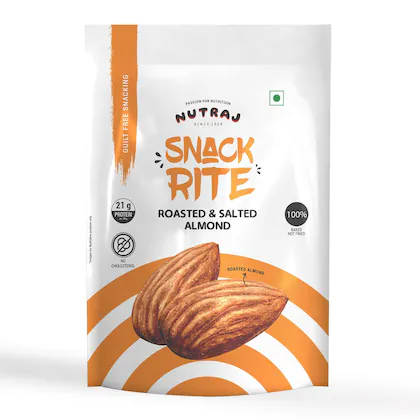 Nutraj Snackrite Almond Kernels Roasted & Salted 150g
